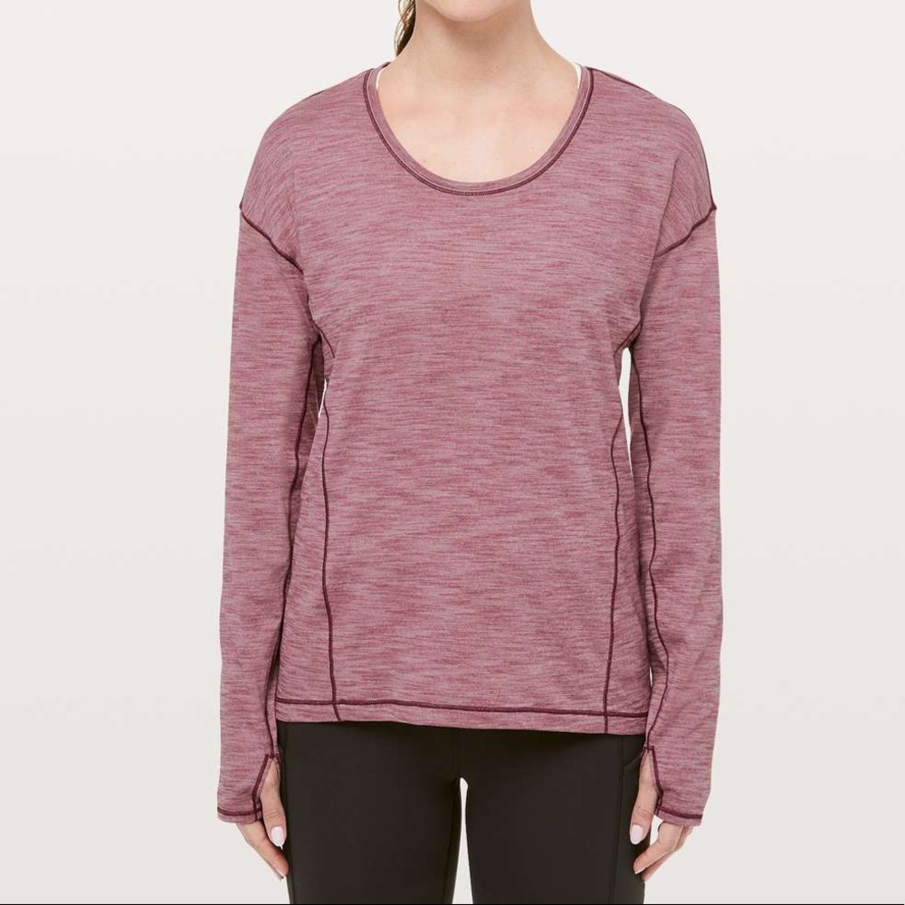 Lululemon Sweat Embrace Long Sleeve Top